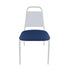 Chivari Navy Blue with Gold Dot fabric Replacement 1.5" Cushion for Trapezoid Banquet Chair CUSH-BNQ-TRP-BLUFGD-ZF