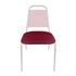 Chivari Burgundy Fabric Replacement 1.5" Cushion for Trapezoid Banquet Chair CUSH-BNQ-TRP-BUF-ZF
