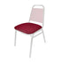 Chivari Burgundy Fabric Replacement 1.5" Cushion for Trapezoid Banquet Chair CUSH-BNQ-TRP-BUF-ZF