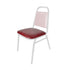 Chivari Burgundy Vinyl  Replacement 1.5" Cushion for Trapezoid Banquet Chair CUSH-BNQ-TRP-BUV