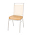 Chivari Tan Vinyl 2.5" Cushion for Crown, Dome and Square Banquet Chairs CUSH-BNQ-TV-ZF