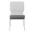 Chivari Gray 18.5" Fabric Church Chair Seat Cushion Replacement CUSH-CH18STGR-ZF