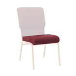 Maroon 18.5" Fabric Church Chair Seat Cushion Replacement