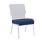 Chivari Cobalt Blue Fabric 20.5" Church Chair Replacement Seat Cushion CUSH-CH20STBL-ZF