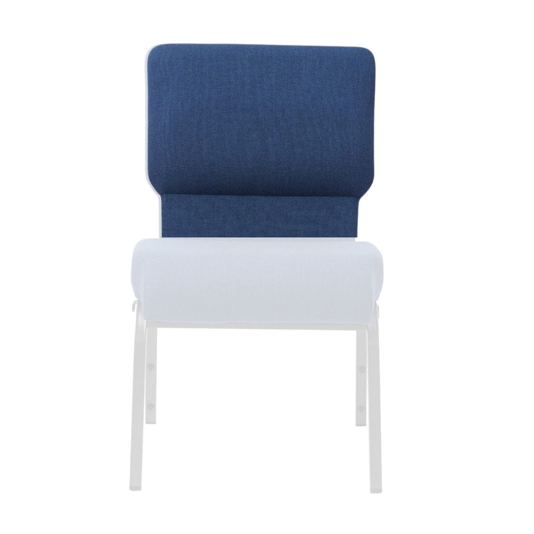 Chivari Indigo 20.5" Fabric Church Chair Back Cushion Replacement CUSH-CH20STIM-ZF