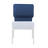 Chivari Indigo 20.5" Fabric Church Chair Back Cushion Replacement CUSH-CH20STIM-ZF