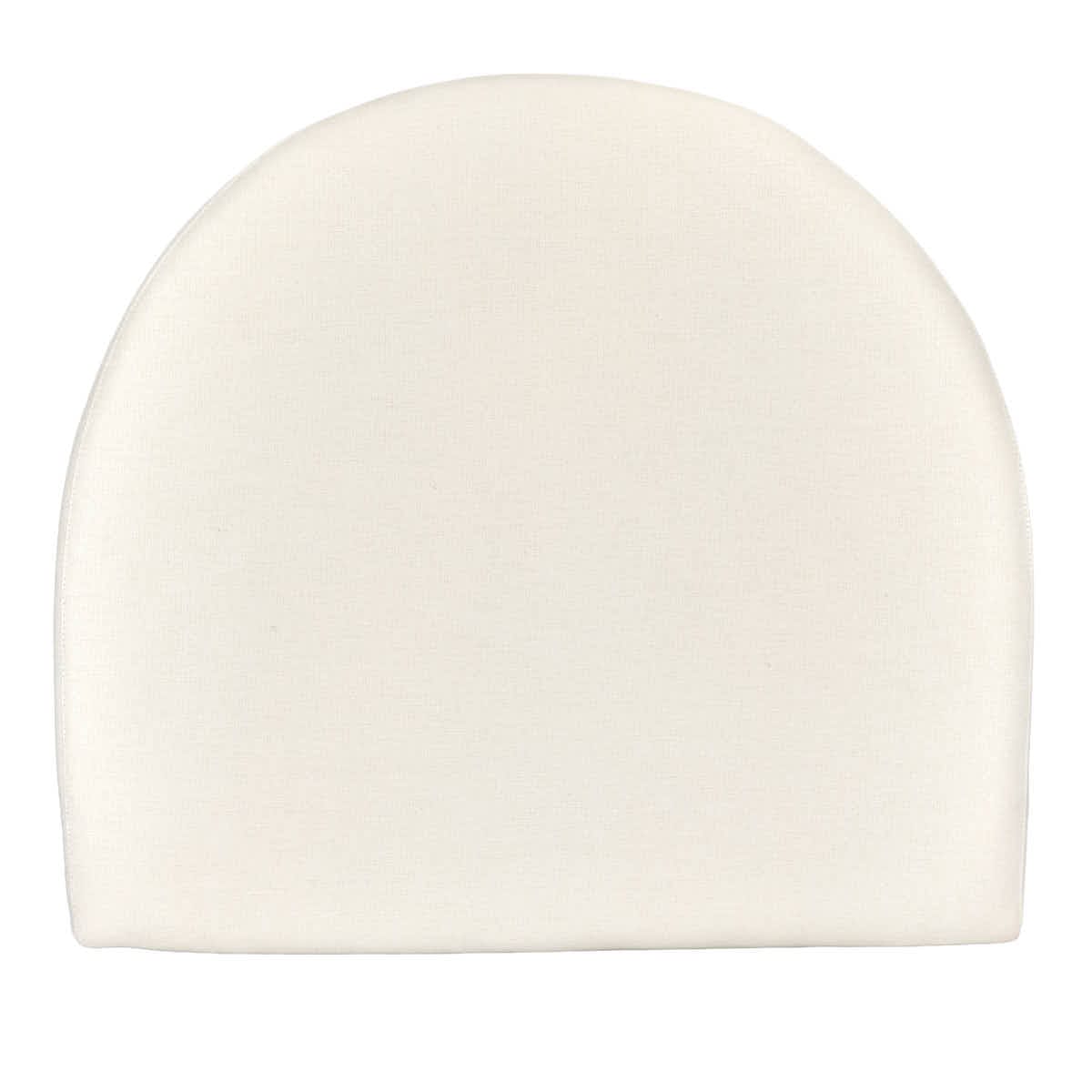 Chivari White Fabric Cushion for Hampton Chair CUSH-HPTN-WHIF-ZG