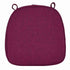 Chivari Burgundy with Burgundy Piping 2.5" Thick Chair Cushion - World's Best Cushions CUSHBST-BGBG-AX-T