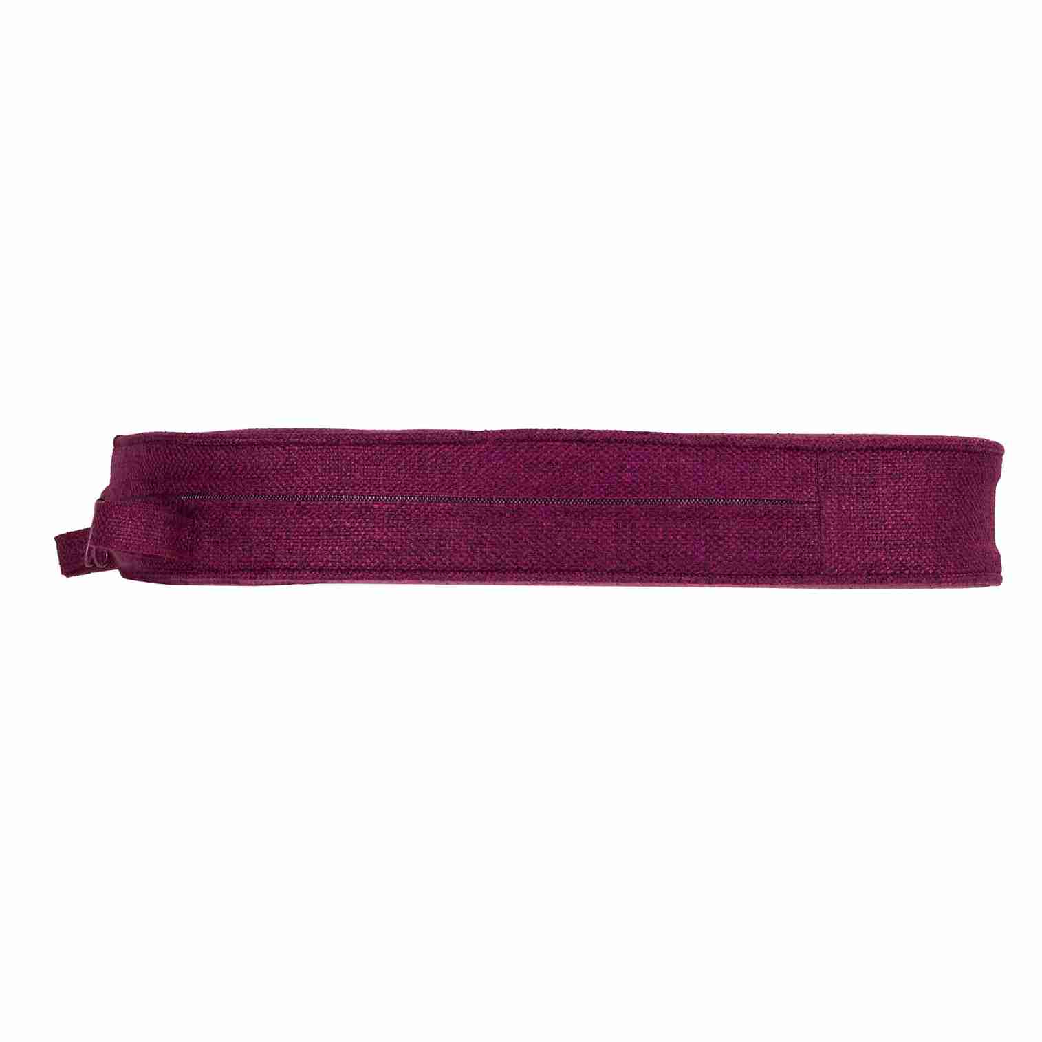 Chivari Burgundy with Burgundy Piping 2.5" Thick Chair Cushion - World's Best Cushions CUSHBST-BGBG-AX-T