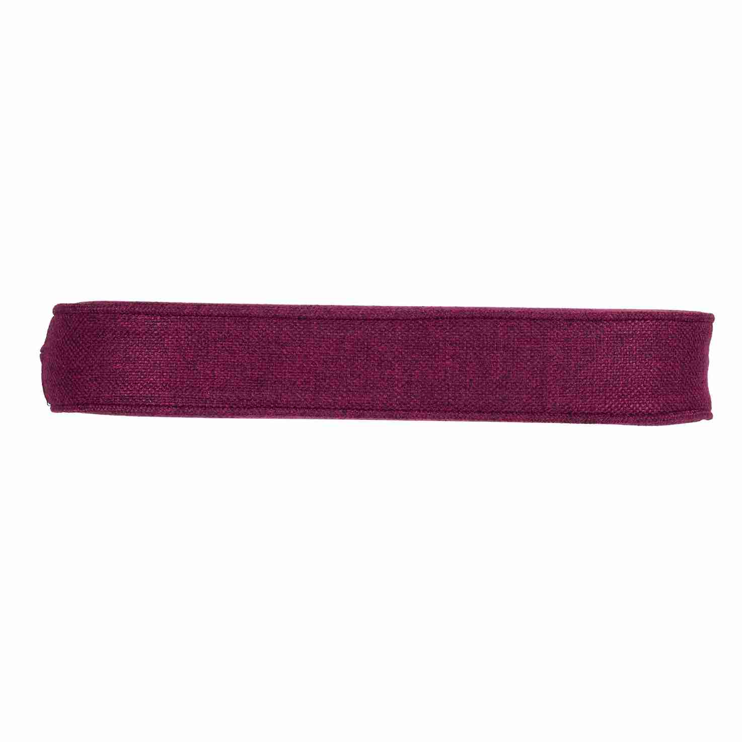 Chivari Burgundy with Burgundy Piping 2.5" Thick Chair Cushion - World's Best Cushions CUSHBST-BGBG-AX-T