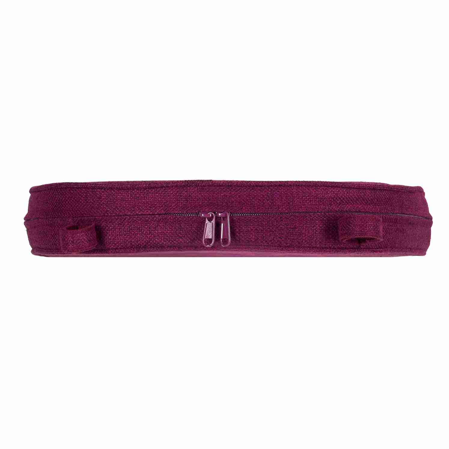 Chivari Burgundy with Burgundy Piping 2.5" Thick Chair Cushion - World's Best Cushions CUSHBST-BGBG-AX-T