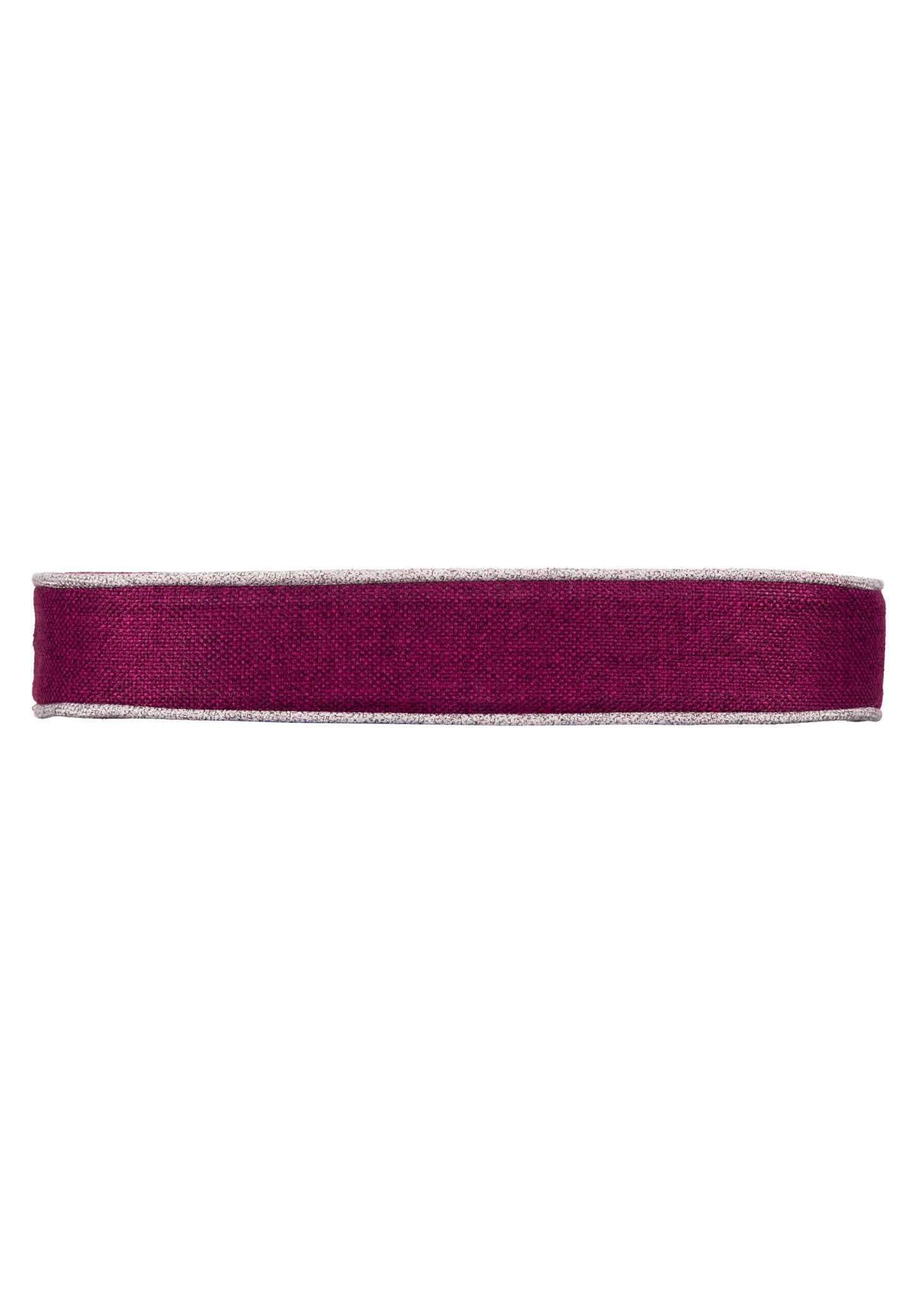 Chivari Burgundy with Gray Piping 2.5" Thick Chair Cushion - World's Best Cushions CUSHBST-BGGR-AX-T