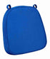 Chivari Royal Blue with Royal Blue Piping 2.5" Thick Chair Cushion - World's Best Cushions CUSHBST-BLBL-AX-T