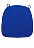 Chivari Royal Blue with Royal Blue Piping 2.5" Thick Chair Cushion - World's Best Cushions CUSHBST-BLBL-AX-T