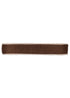 Chivari Dark Brown with Beige Piping 2.5" Thick Chair Cushion - World's Best Cushions CUSHBST-CBR-AX-T