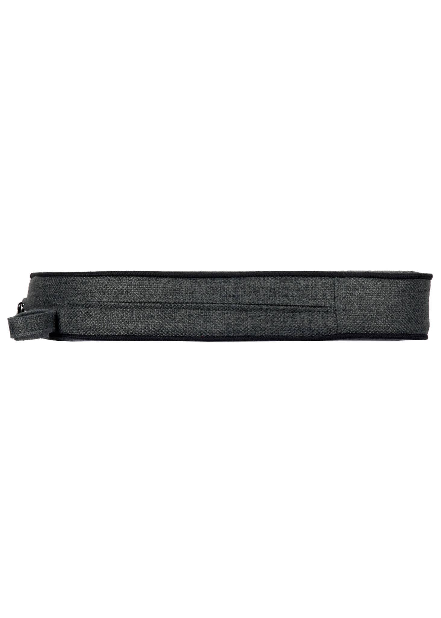 Chivari Dark Gray with Black Piping 2.5" Thick Chair Cushion - World's Best Cushions CUSHBST-DGRB-AX-T