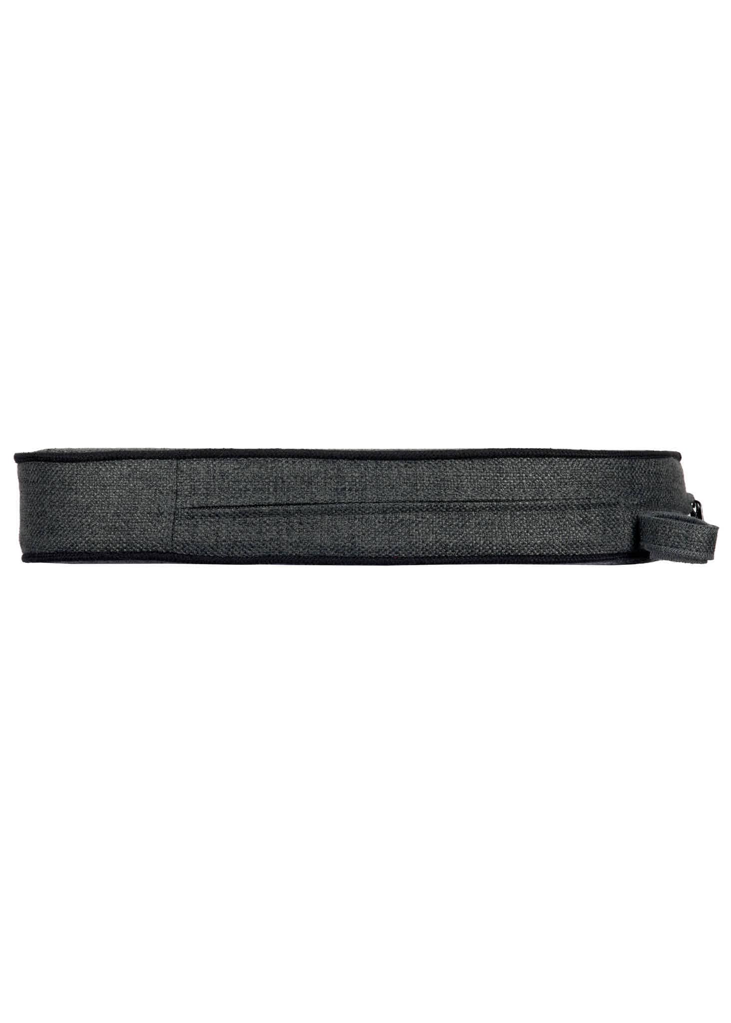 Chivari Dark Gray with Black Piping 2.5" Thick Chair Cushion - World's Best Cushions CUSHBST-DGRB-AX-T