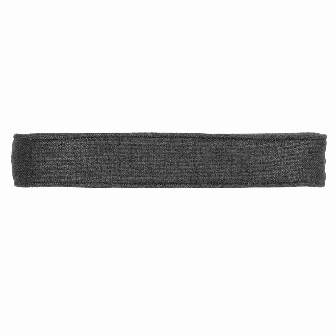 Chivari Dark Gray with Dark Gray Piping 2.5" Thick Chair Cushion - World's Best Cushions CUSHBST-DGRDGR-AX-T