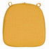 Chivari Gold with Gold Piping 2.5" Thick Chair Cushion - World's Best Cushions CUSHBST-GG-AX-T