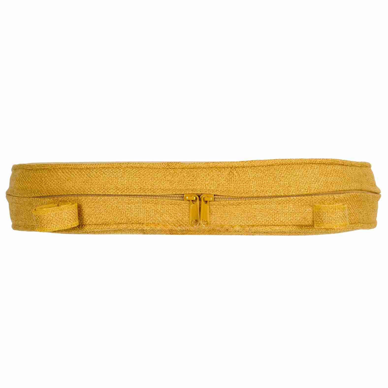 Chivari Gold with Gold Piping 2.5" Thick Chair Cushion - World's Best Cushions CUSHBST-GG-AX-T