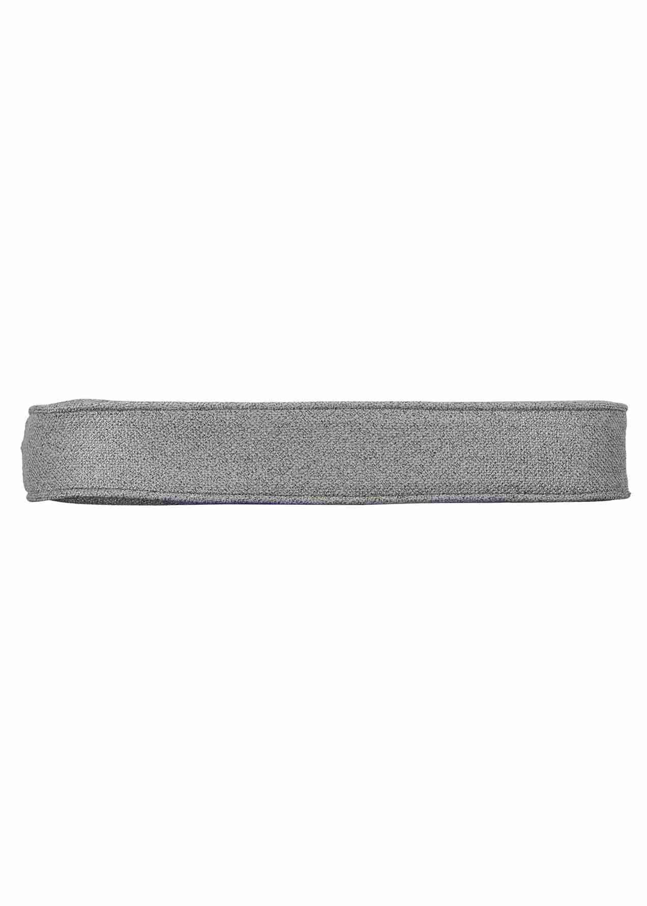 Chivari Gray with Gray Piping 2.5" Thick Chair Cushion - World's Best Cushions CUSHBST-GRGR-AX-T