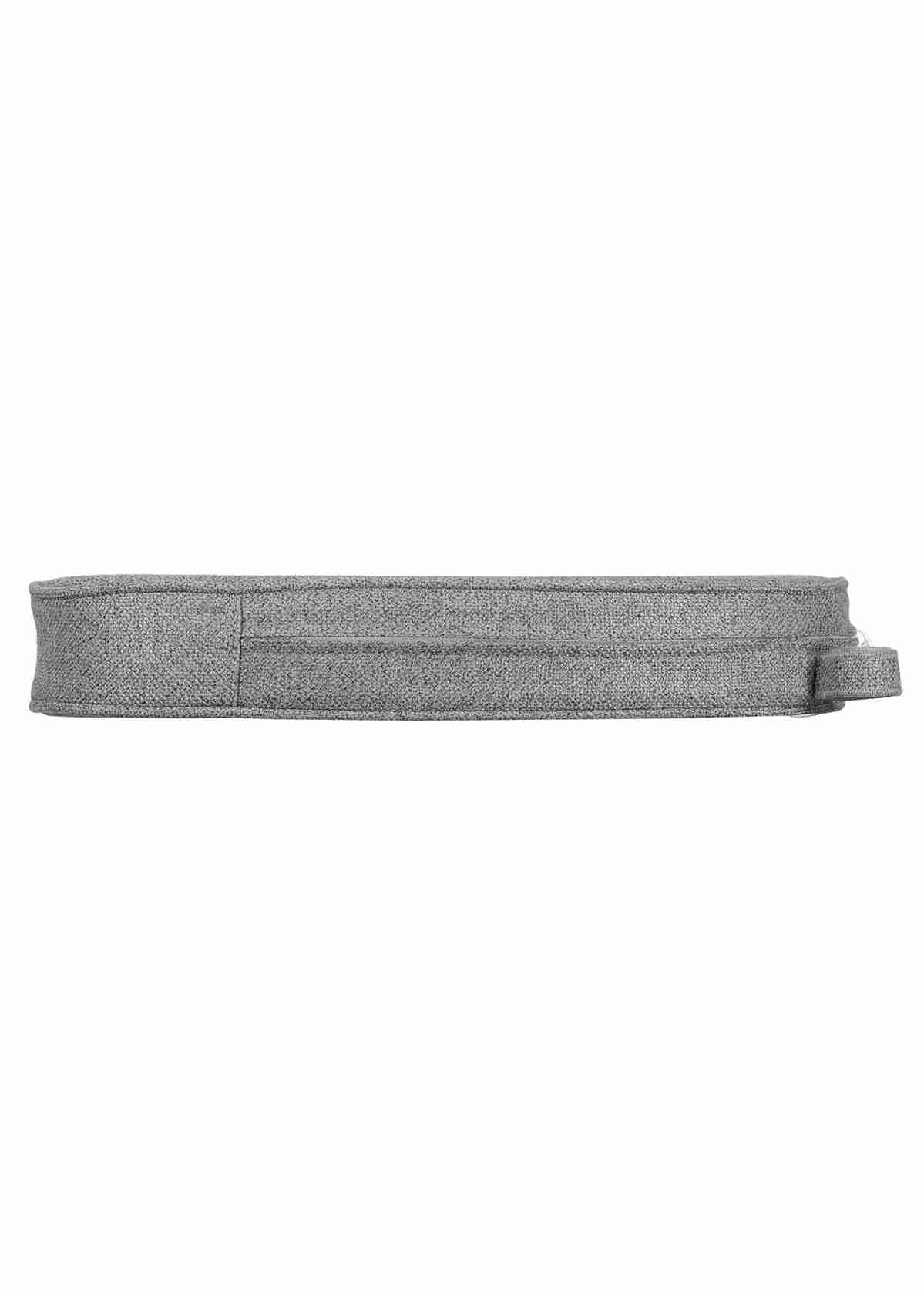 Chivari Gray with Gray Piping 2.5" Thick Chair Cushion - World's Best Cushions CUSHBST-GRGR-AX-T
