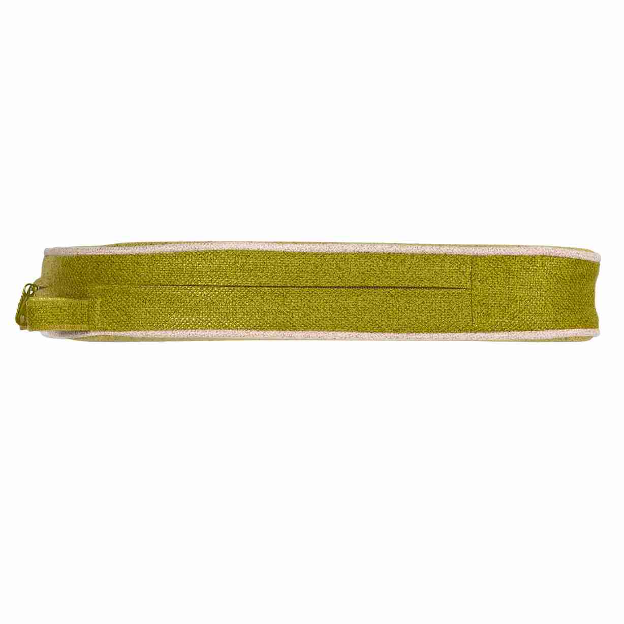 Chivari Olive with Beige Piping 2.5" Thick Chair Cushion - World's Best Cushions CUSHBST-OBR-AX-T