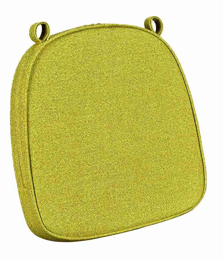 Chivari Olive with Olive Piping 2.5" Thick Chair Cushion - World's Best Cushions CUSHBST-OO-AX-T