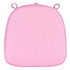 Chivari Pink with Pink Piping 2.5" Thick Chair Cushion - World's Best Cushions CUSHBST-PP-AX-T