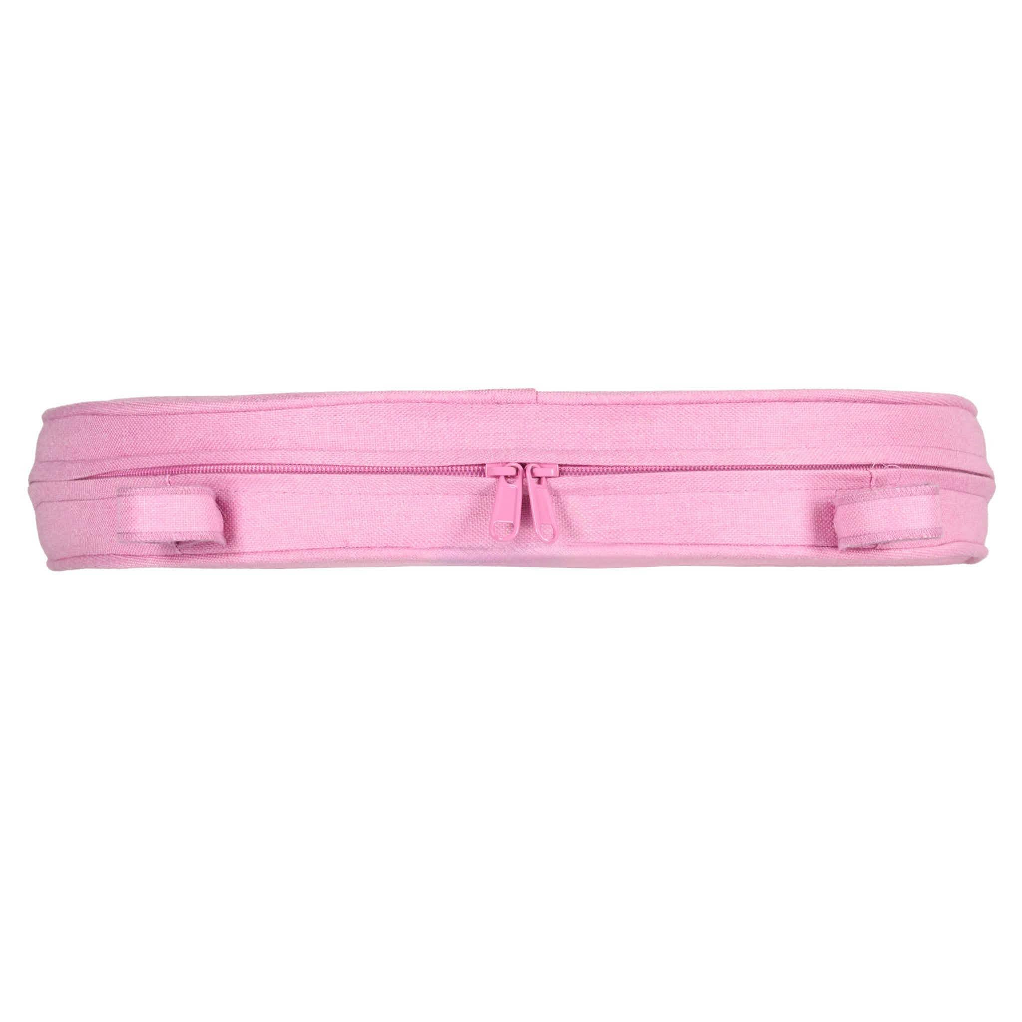 Chivari Pink with Pink Piping 2.5" Thick Chair Cushion - World's Best Cushions CUSHBST-PP-AX-T