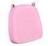Chivari Pink with Pink Piping 2.5" Thick Chair Cushion - World's Best Cushions CUSHBST-PP-AX-T
