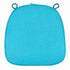Chivari Teal with Teal Piping 2.5" Thick Chair Cushion - World's Best Cushions CUSHBST-TLTL-AX-T