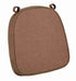 Chivari Light Brown with Light Brown Piping 2.5" Thick Chair Cushion - World's Best Cushions CUSHBSTN-TPTP-AX-T