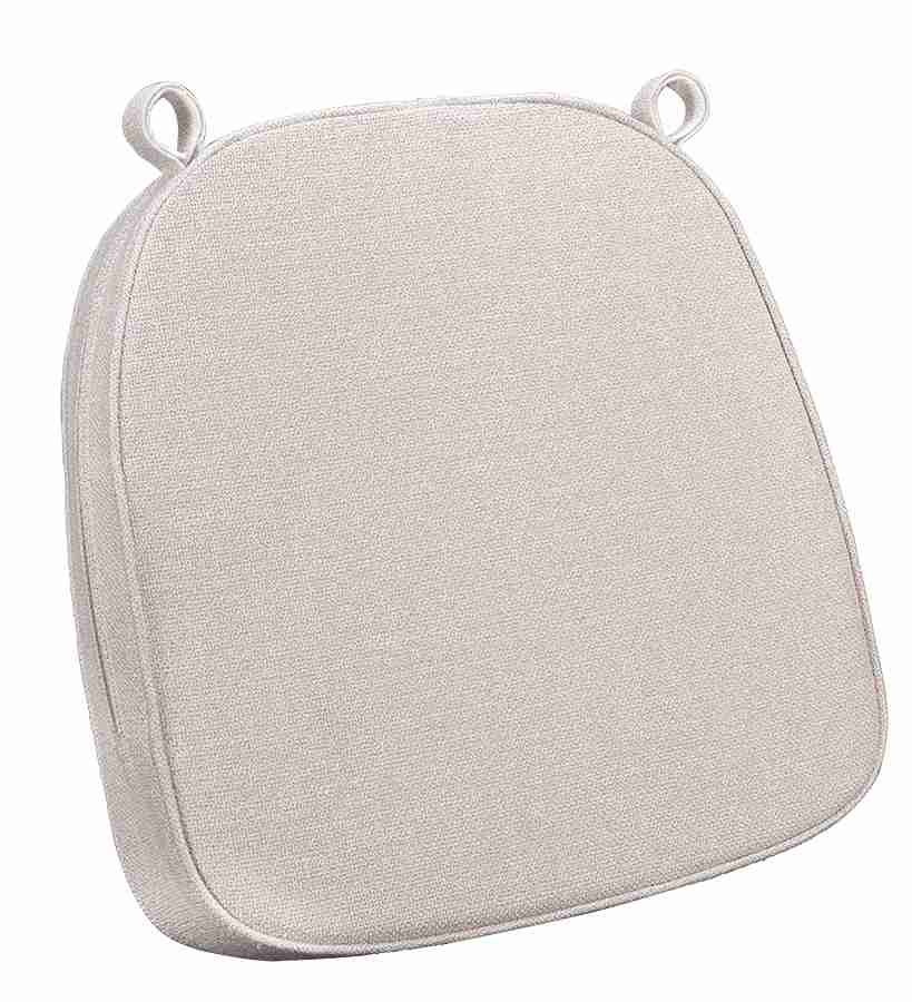 Chivari Tan with Tan Piping 2.5" Thick Chair Cushion - World's Best Cushions CUSHBST-TT-AX-T