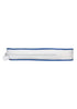 Chivari White with Royal BluePiping, 2.5" Thick Chair Cushion - World's Best Cushions CUSHBST-WBL-AX-T