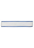 Chivari White with Royal BluePiping, 2.5" Thick Chair Cushion - World's Best Cushions CUSHBST-WBL-AX-T