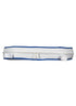 Chivari White with Royal BluePiping, 2.5" Thick Chair Cushion - World's Best Cushions CUSHBST-WBL-AX-T