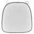 Chivari White with Gray Piping 2.5" Thick Chair Cushion - World's Best Cushions CUSHBST-WGR-AX-T