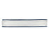 Chivari White with Navy Blue Piping 2.5" Thick Chair Cushion - World's Best Cushions CUSHBST-WNB-AX-T