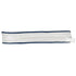 Chivari White with Navy Blue Piping 2.5" Thick Chair Cushion - World's Best Cushions CUSHBST-WNB-AX-T
