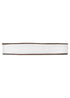Chivari White with Light Brown Piping 2.5" Thick Chair Cushion - World's Best Cushions CUSHBST-WTP-AX-T