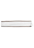 Chivari White with Light Brown Piping 2.5" Thick Chair Cushion - World's Best Cushions CUSHBST-WTP-AX-T