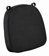 Black 2" Thick Chair Cushion - World's Best Cushions