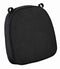 Chivari Black 2" Thick Chair Cushion - World's Best Cushions CUSHBST2-B-AX