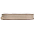 Chivari Beige with Light Brown Piping 2.5" Thick Chair Cushion - World's Best Cushions CUSHBSTN-BRTP-AX-T