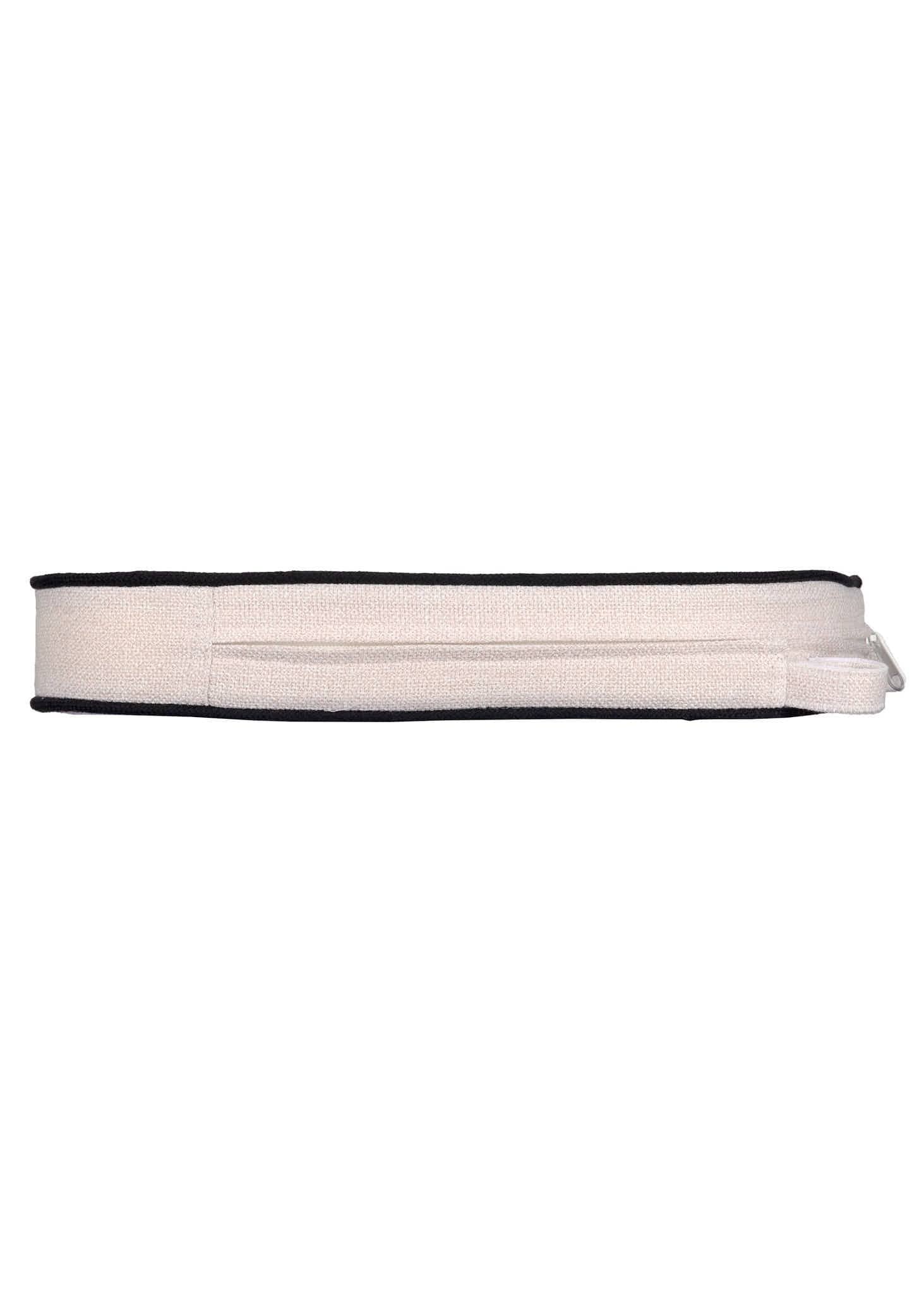 Chivari Tan with Black Piping 2.5" Thick Chair Cushion - World's Best Cushions CUSHBSTN-TB-AX-T