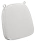 Chivari White with White Piping 2.5" Thick Chair Cushion - World's Best Cushions CUSHBSTN-WW-AX-T
