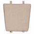 Chivari Beige 1" Thick Chiavari Chair Back Cushion CUSHCBK-BGE-A