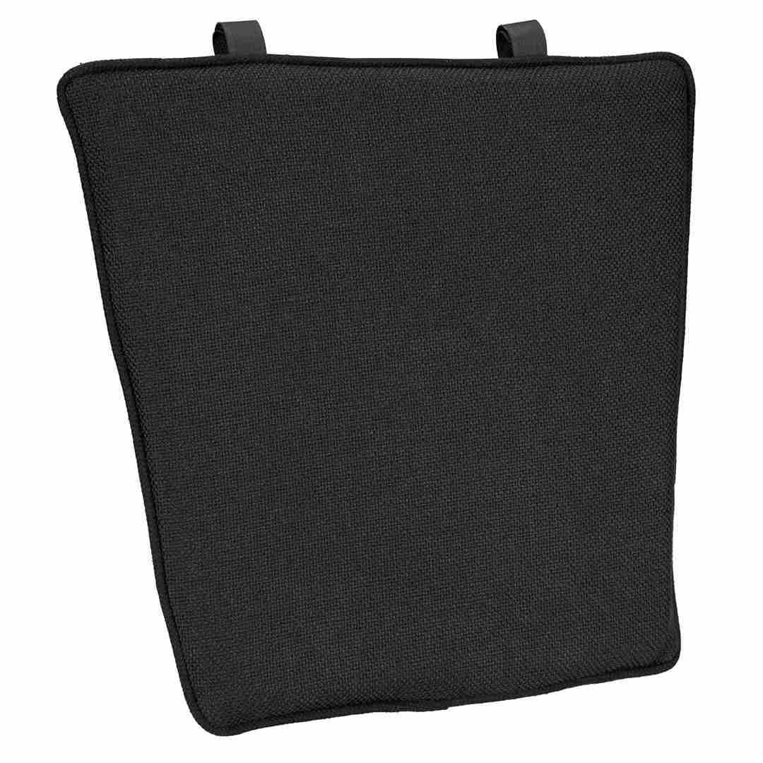 Chivari Black 1" Thick Fabric Chiavari Chair Back Cushion CUSHCBK-BLK-A