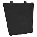 Black 1" Thick Fabric Chiavari Chair Back Cushion